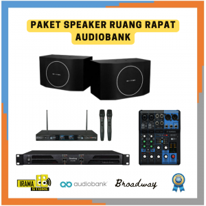 Paket Sound System Ruang Rapat Speaker Audiobank AKS200 - 2 Speaker